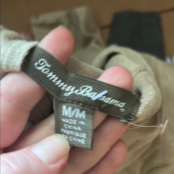 Tommy Bahama Tan Oversized Long Sleeve Sweatshirt - Picture 2 of 6